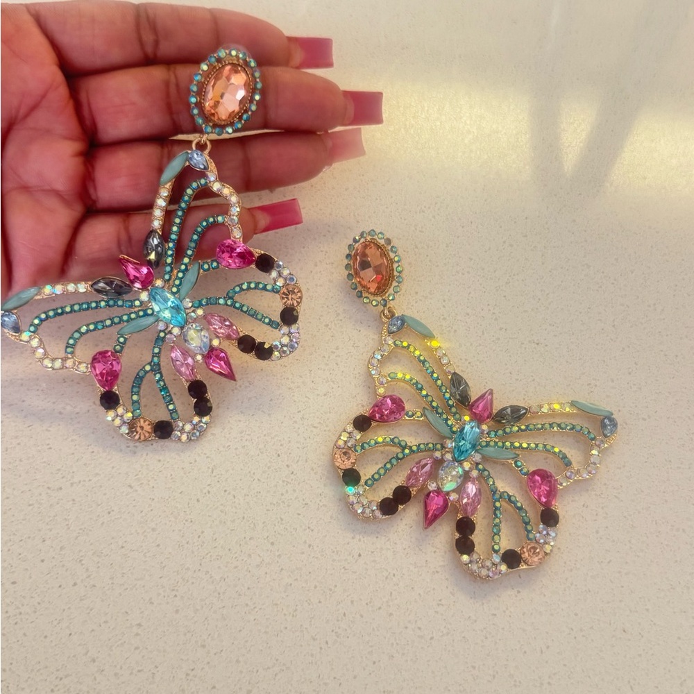Tropical Vacation Butterfly Earrings